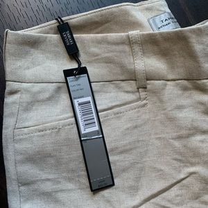 Brand New Tahari Levine Khaki/Tan Flare Pants